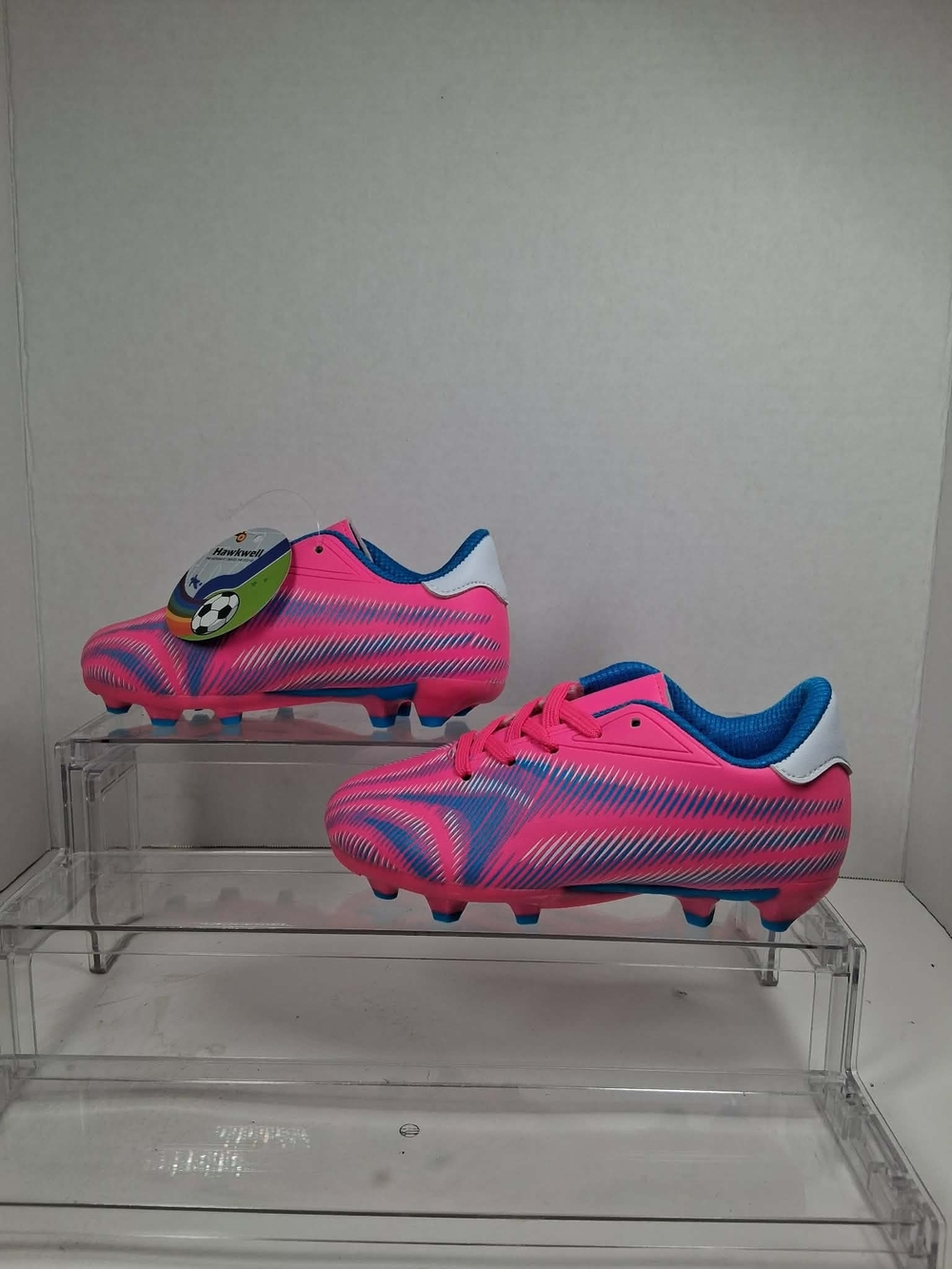 Hawkwell Youth Unisex Soccer Cleats Pink US Size 10 Athletic Footwear Girls